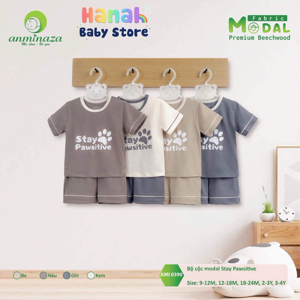 Bộ cộc tay Modal Stay Anminaza
