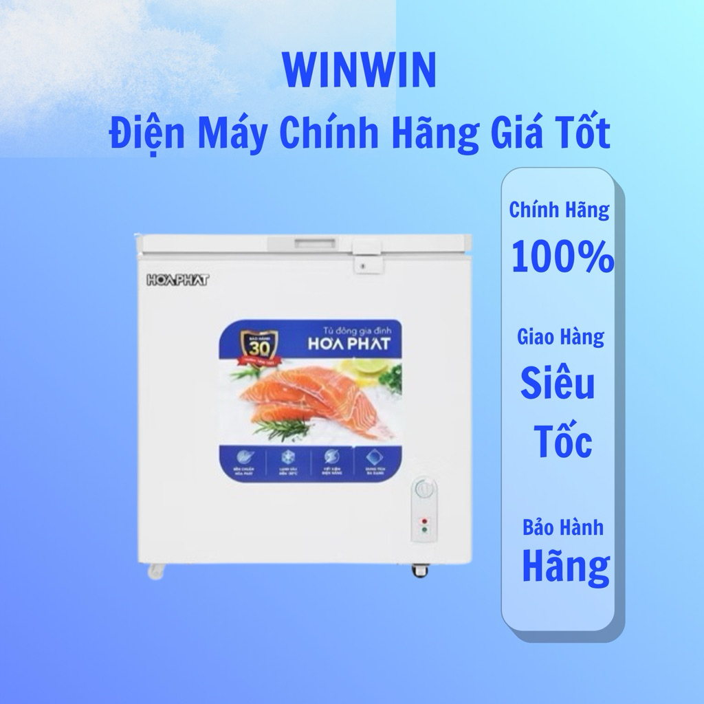 Tủ đông Hòa Phát 162 Lít HPF AD6162 - Chính hãng , giá rẻ