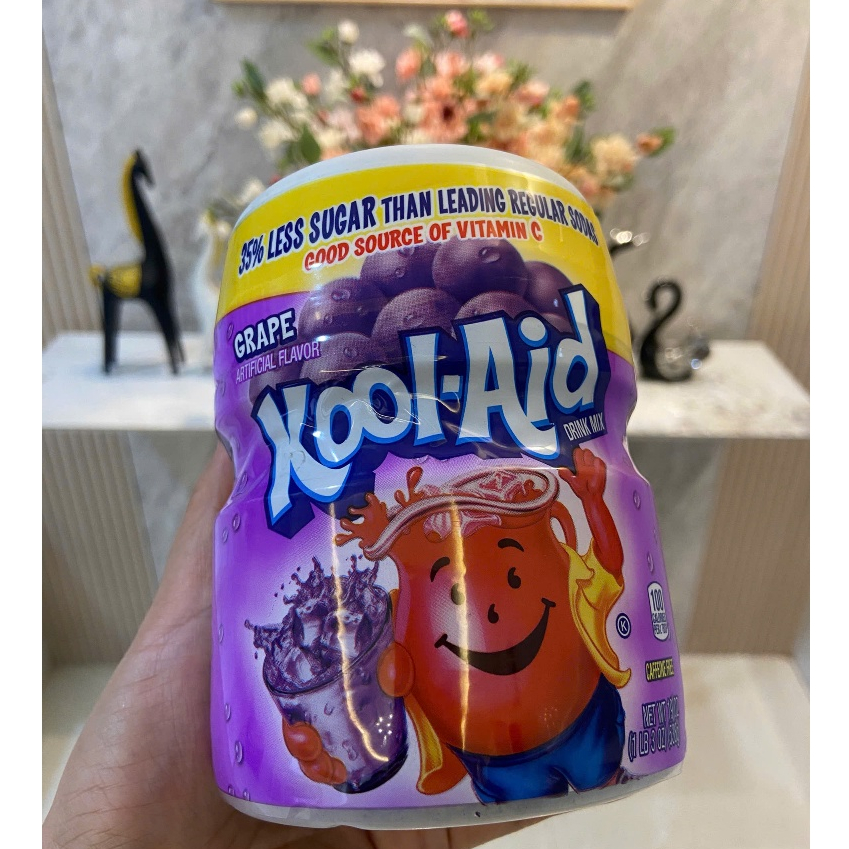 Bột nho Kool-Aid hộp 538g của Mỹ