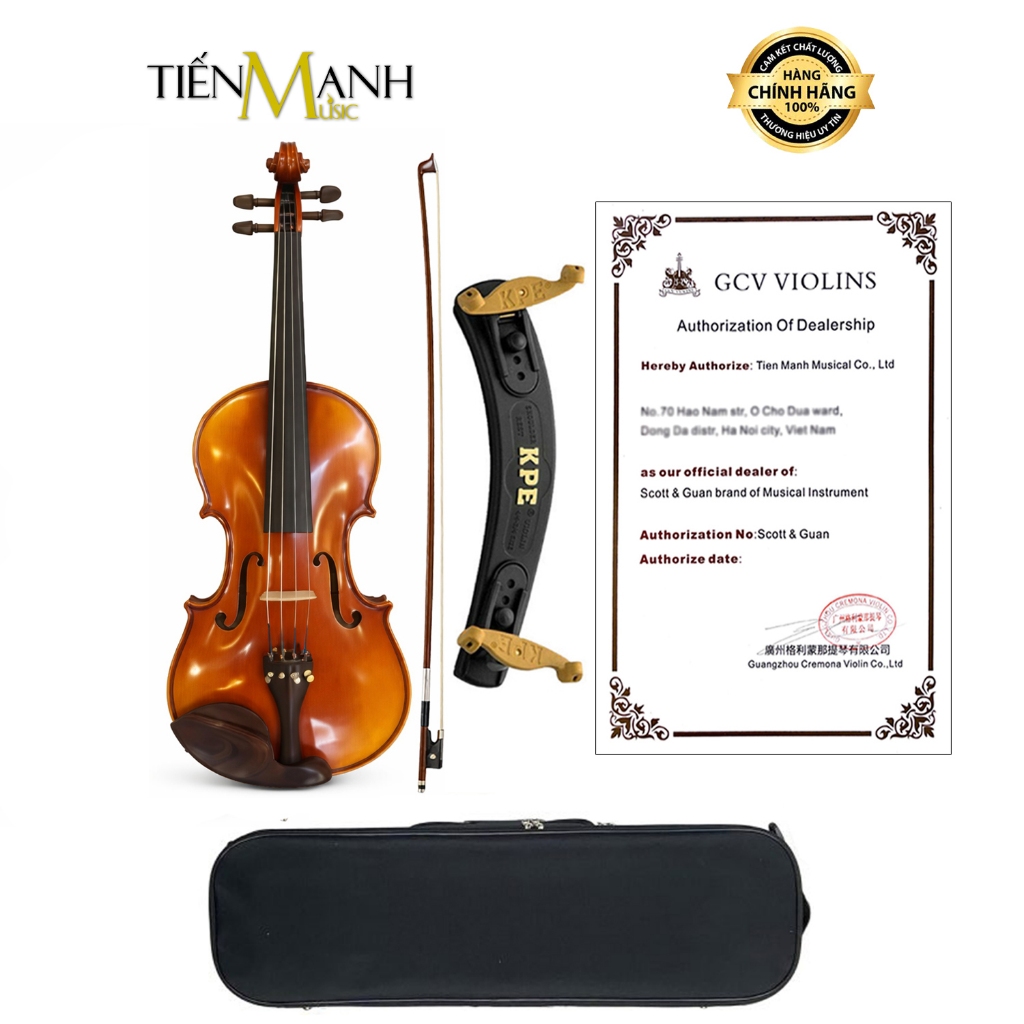 [Chính Hãng] Đàn Violin Cremona GCV-150 Size 4/4 - Vĩ Cầm, Violon, Vi-o-lin GCV150