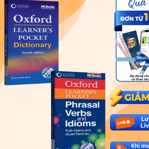 Sách - Combo 2 quyển - Oxford Learner’s Pocket Dictionary + Phrasal verbs and idioms (Từ điển + ngữ 