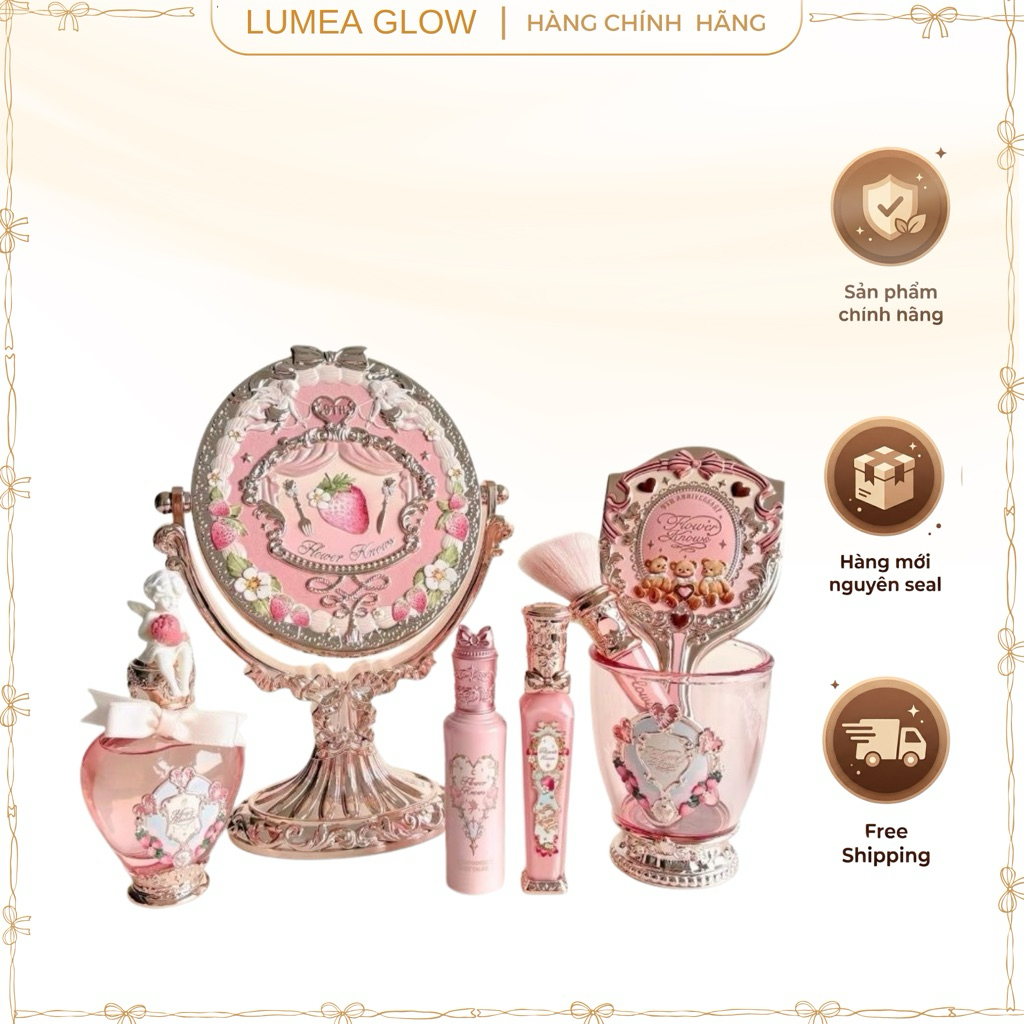 [ Sẵn +hoả tốc] Gương kỉ niệm 9 năm Flower Know ( tặng 1 quà)