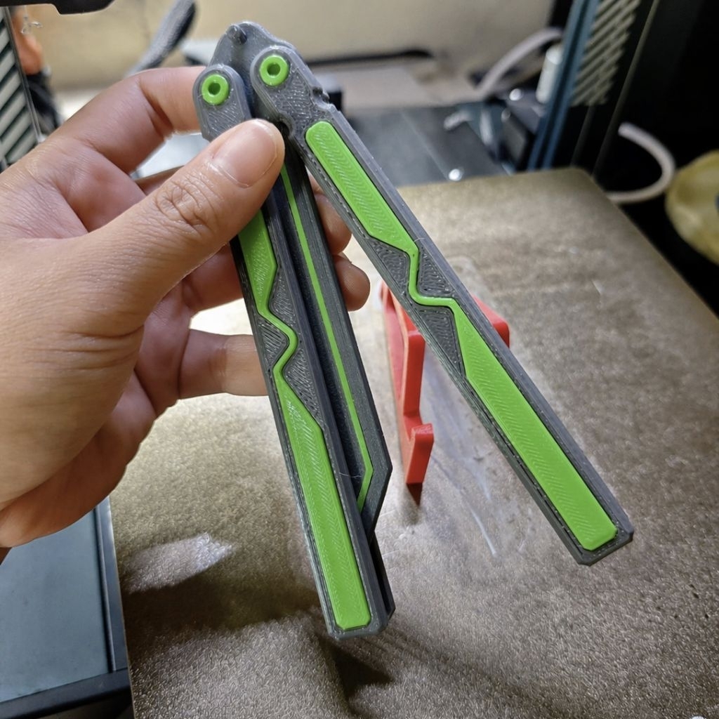 balisong đồ chơi xả stress ⭕ in 3d ⭕ quay tay siêu mượt