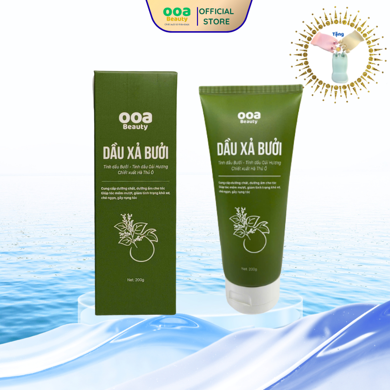 Dầu Xả - Dầu Xả Tóc - Gừng Sả Ooa Beauty 200g | Giảm Gãy Rụng, Giúp Tóc Suôn Mượt, Chắc Khỏe