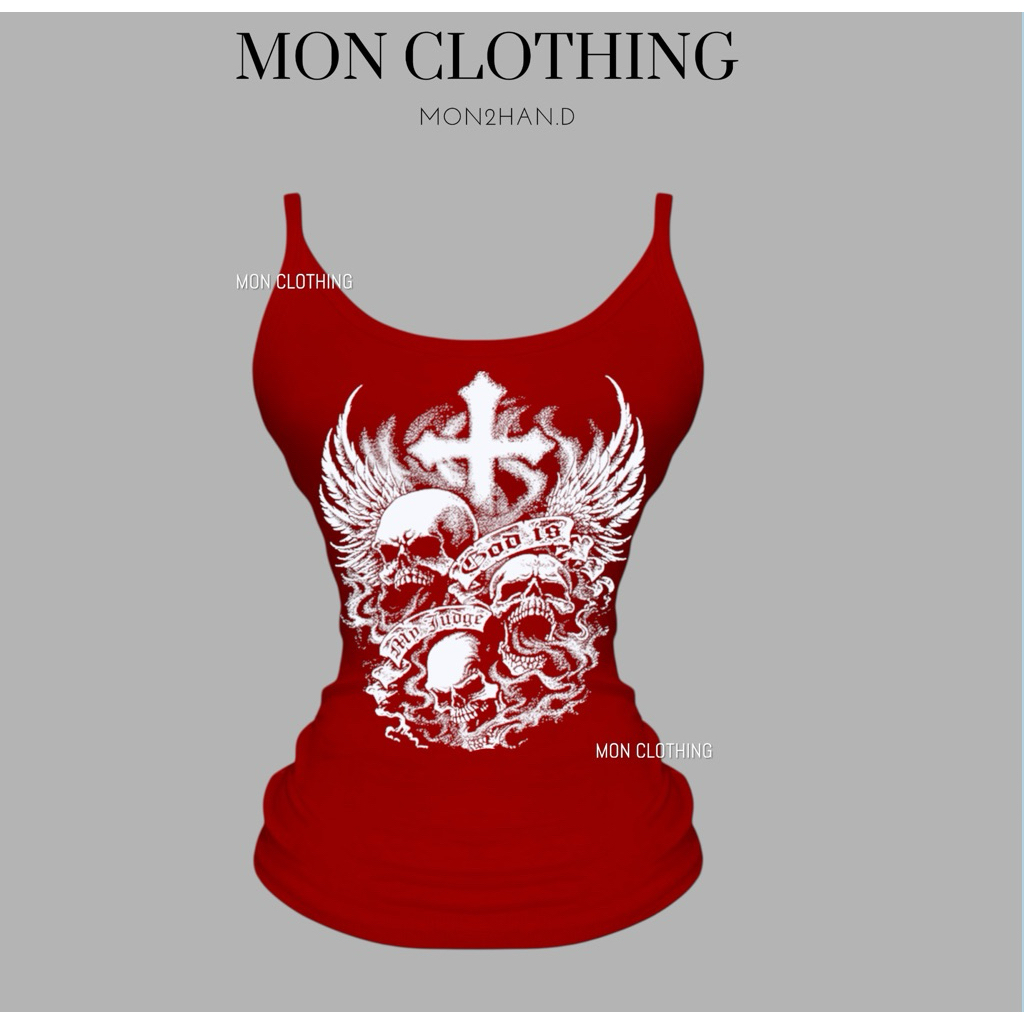 2S ĐỎ Y2k GOTHIC ACUBI - ÁO ĐỎ HÀNG CÓ SẴN