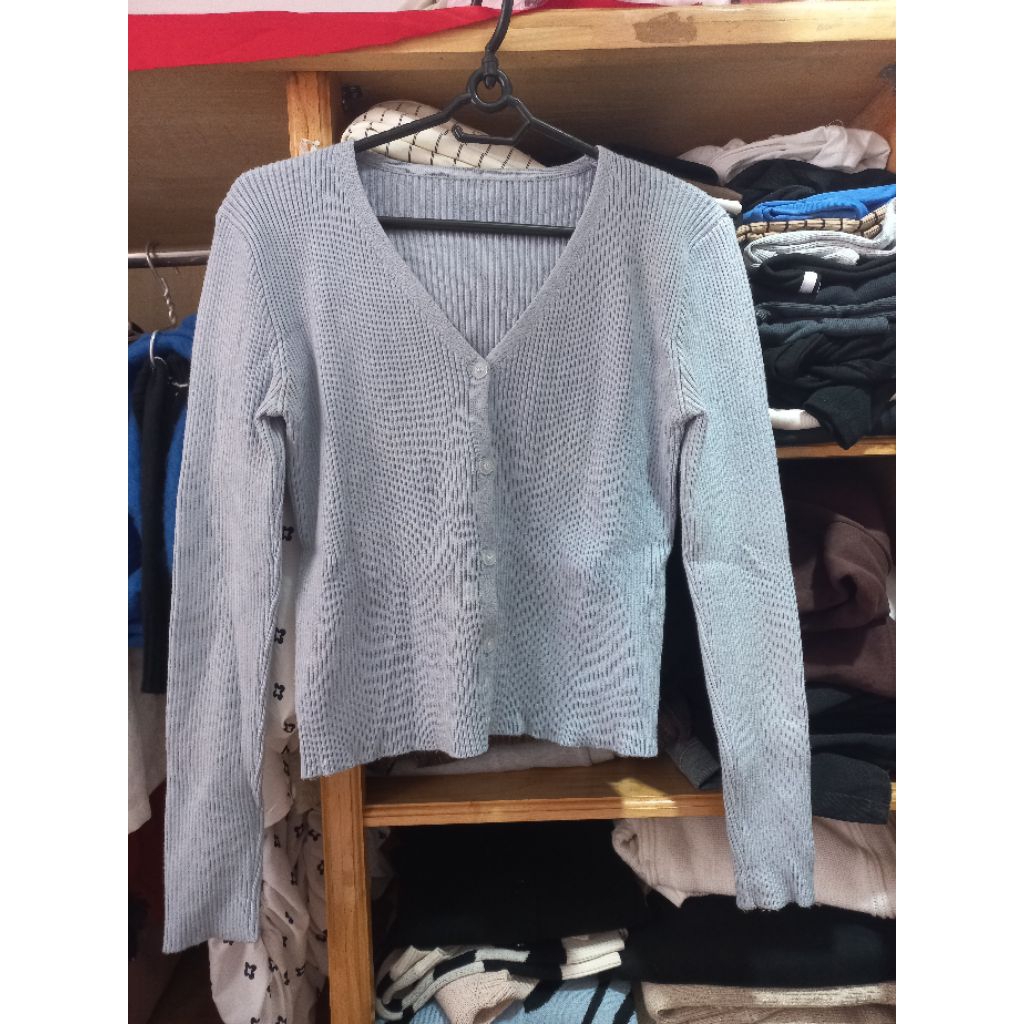 Cardigan xanh pastel 2hand
