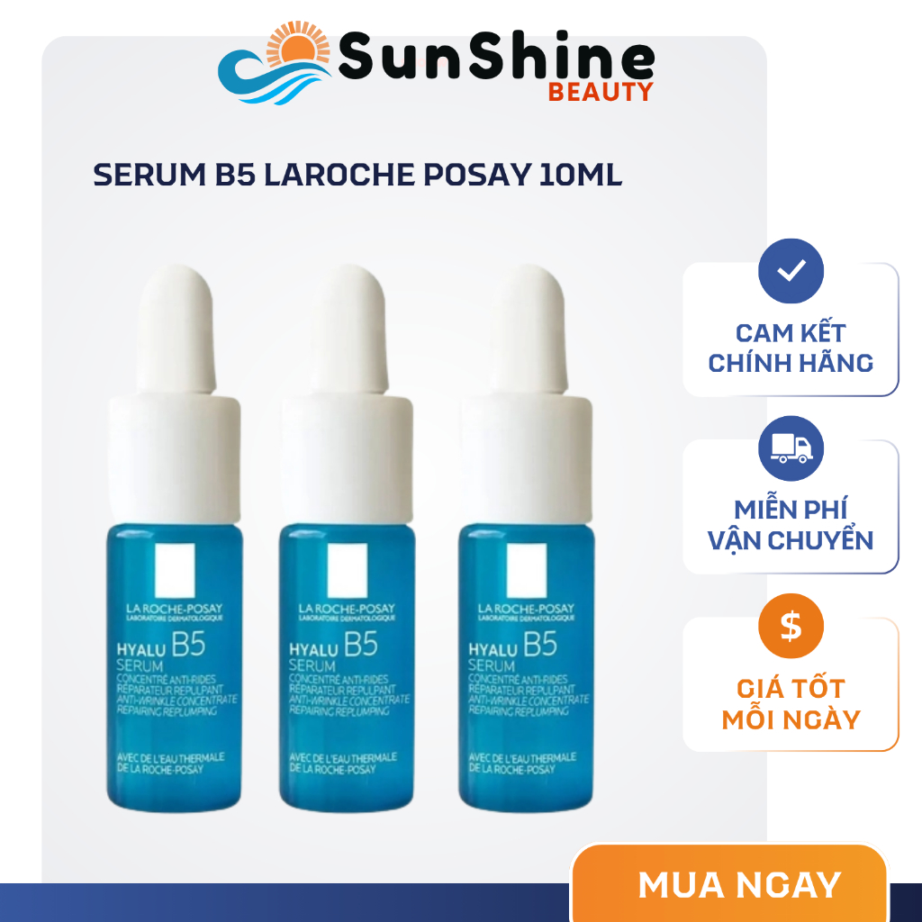 Tinh Chất Phục Hồi Da La Roche Posay Hyalu B5 Serum 10ml
