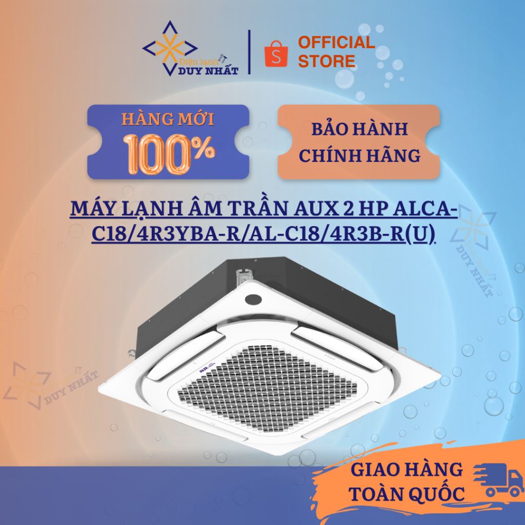 Máy Lạnh Âm Trần AUX 2 HP ALCA-C18/4R3YBA-R/AL-C18/4R3B-R(U) Chính Hãng