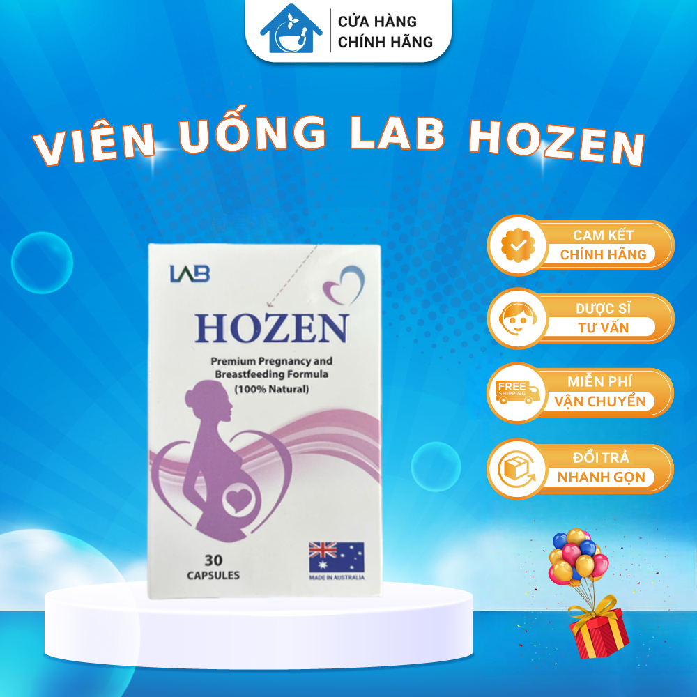 [CHÍNH HÃNG] Viên uống Hozen – Cung cấp DHA, EPA, vitamin và khoáng chất cho mẹ bầu, hỗ trợ sức khỏe