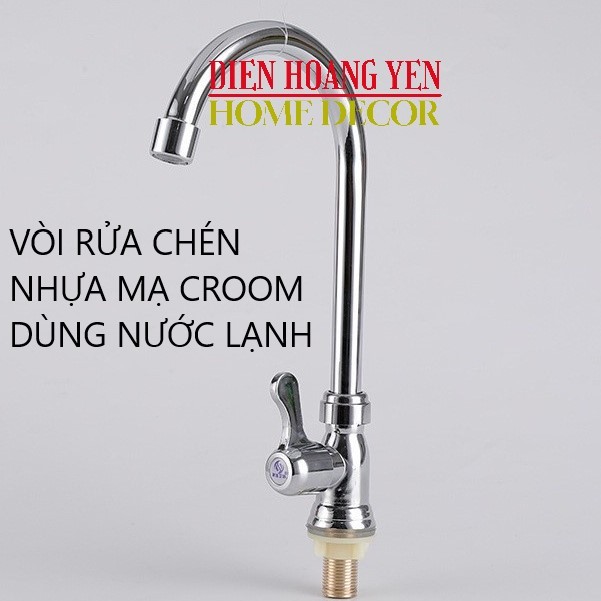 Vòi rửa chén lạnh.VÒI CHẬU RỬA BÁT RĂNG 21mm