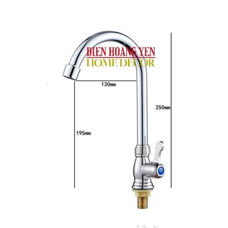 Vòi rửa chén lạnh.VÒI CHẬU RỬA BÁT RĂNG 21mm