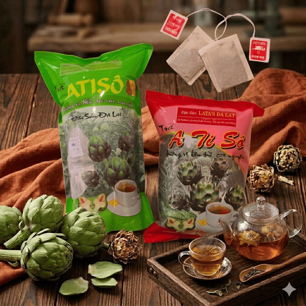 Trà Atiso Đà Lạt Nguyên Chất Bông