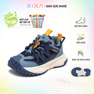Giày thể thao trẻ em XIXA HOBIBEAR AS8621G Navy có đế EVA TPR chống trượt