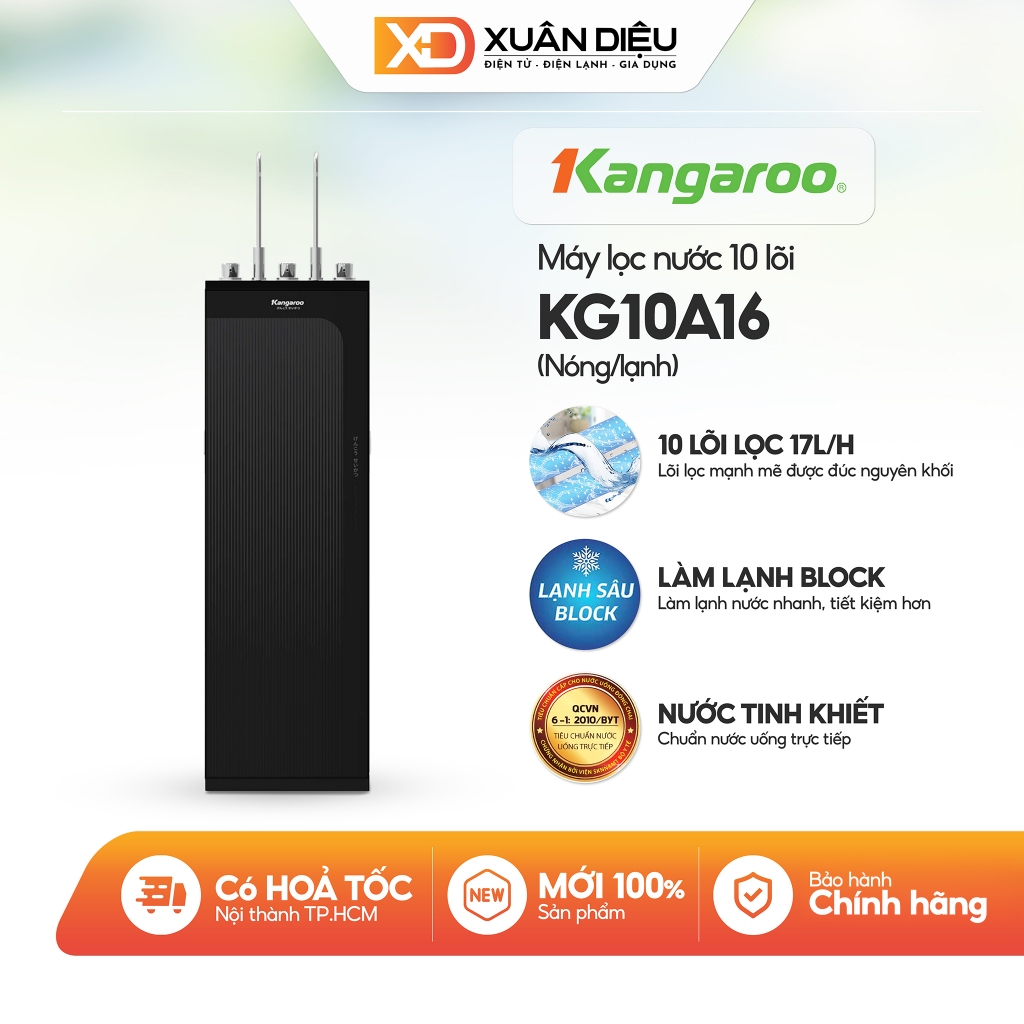 Máy Lọc Nước Kangaroo Hydrogen Infinity Nóng Lạnh KG10A16