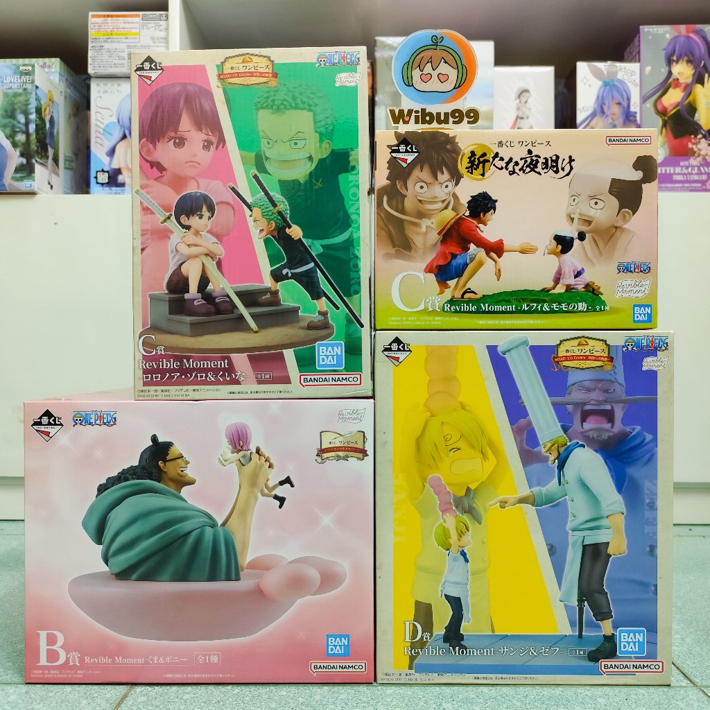 Mô Hình Sanji Zeff Luffy Momonosuke Zoro Kunai Kuma Bonney One Piece Ichiban Kuji Chính Hãng Bandai 