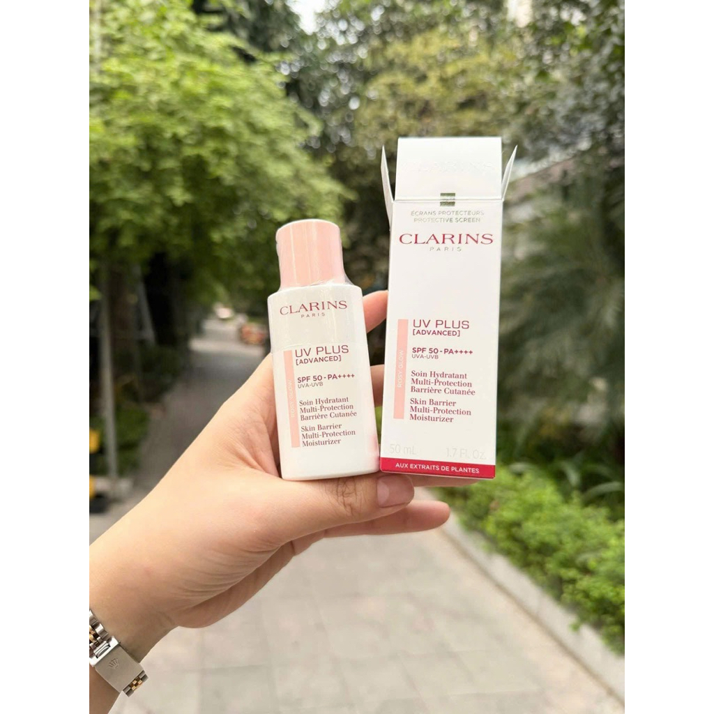 [CHÍNH HÃNG 100%] KEM CHỐNG NẮNG CLARINS ROSY GLOW 50ML