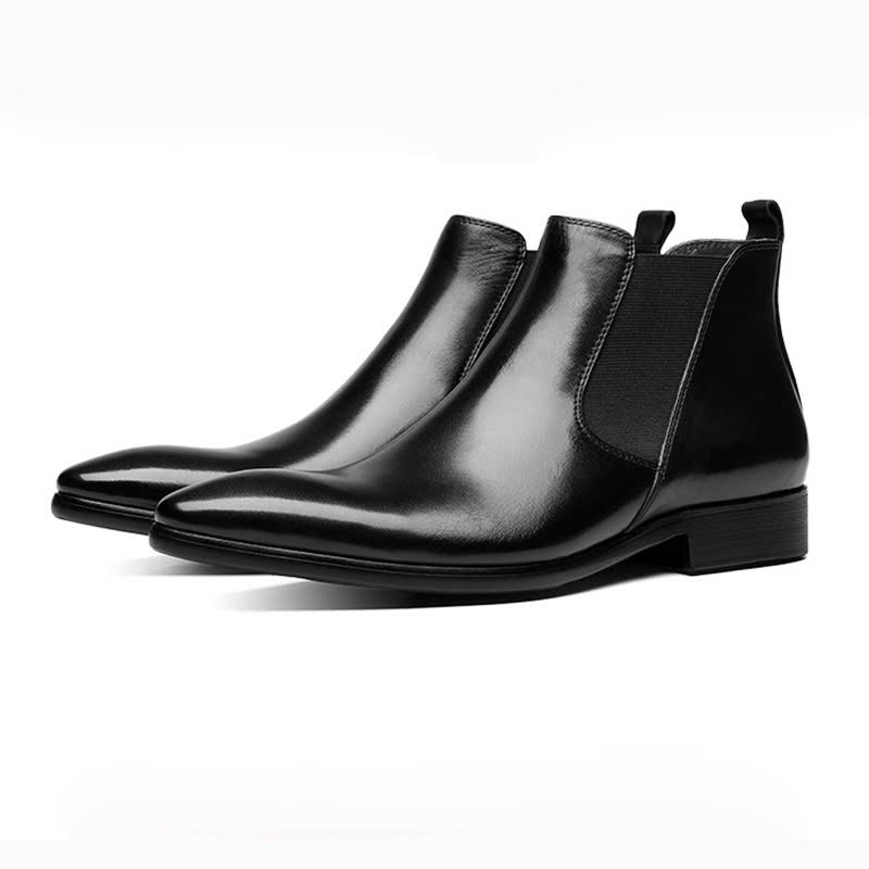 [BIG SIZE 44-48] Giày Tây Nam Size Lớn Big Size Chelsea Boot Cổ Cao Dây Buộc Giày Tây Công Sở Ngoại 