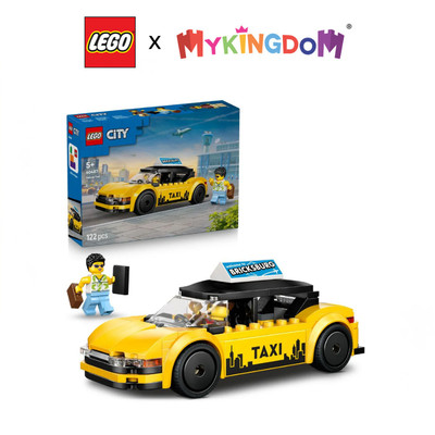 Đồ Chơi Lắp Ráp Xe Taxi Màu Vàng LEGO CITY 60487 (122 Chi Tiết)