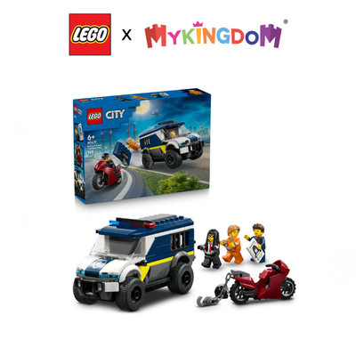 Đồ Chơi Lắp Ráp Xe Cảnh Sát Chuyên Dụng Chở Tù Nhân LEGO CITY 60479 (198 chi tiết)