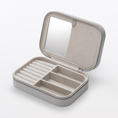 [26SS] MUJI Hộp Đựng Phụ Kiện Có Gương