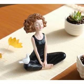 Tượng Cô Gái Yoga Decor – Chút Bình Yên Cho Tâm Hồn & Không Gian Sống Dona Home Decor