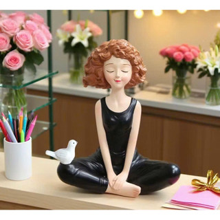 Tượng Cô Gái Yoga Decor – Chút Bình Yên Cho Tâm Hồn & Không Gian Sống Dona Home Decor