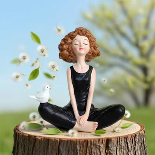 Tượng Cô Gái Yoga Decor – Chút Bình Yên Cho Tâm Hồn & Không Gian Sống Dona Home Decor
