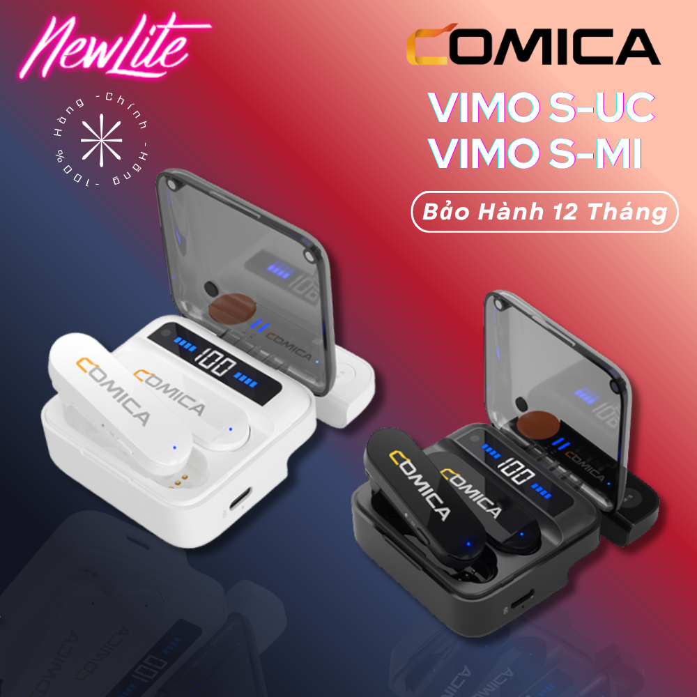 Comica Vimo S-UC / Vimo S-MI - Mic thu âm không dây - Type C / Lightning / USB - Hàng chính hãng