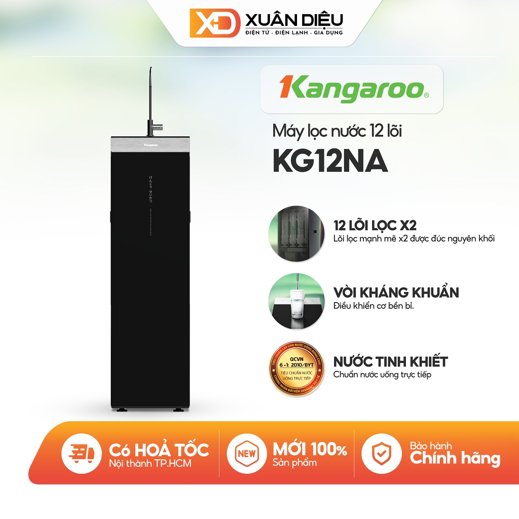 Máy Lọc Nước Kangaroo KG12NA - 12 Lõi Lọc
