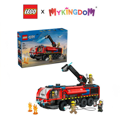 Đồ Chơi Lắp Ráp Xe Chữa Cháy Chuyên Dụng Tại Sân Bay LEGO CITY 60499 (691 chi tiết)