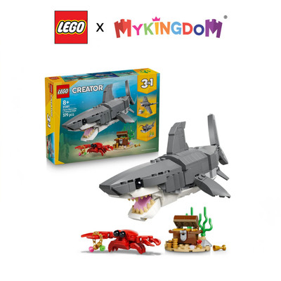 Đồ Chơi Lắp Ráp Cá Mập Đại Dương Và Rương Kho Báu LEGO CREATOR 31381 (216 chi tiết)