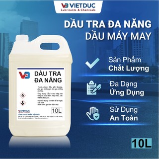 Dầu tra đa năng/ Dầu máy may - Phụ gia chống gỉ, chống ôxi hóa (Can 10L/ Can 20L)
