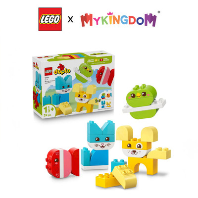 Đồ Chơi Lắp Ráp 3 Trong 1: Thú Cưng Sáng Tạo Đáng Yêu LEGO DUPLO 10477 (24 chi tiết)