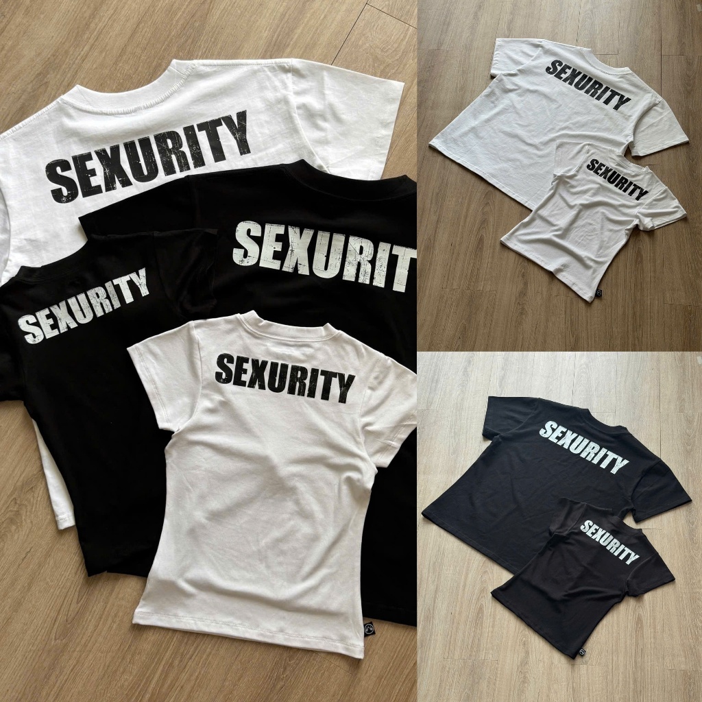 [DEAL MỞ BÁN] ÁO WHDC SEXURITY FOR SUMMER - Form Boxy & Fitted Babytee Freesize Mùa Hè Nam Nữ Unisex TRẮNG ĐEN Cotton | BigBuy360 - bigbuy360.vn