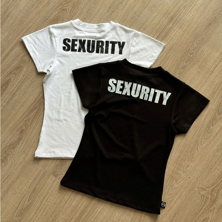 [DEAL MỞ BÁN] ÁO WHDC SEXURITY FOR SUMMER - Form Boxy & Fitted Babytee Freesize Mùa Hè Nam Nữ Unisex TRẮNG ĐEN Cotton | BigBuy360 - bigbuy360.vn
