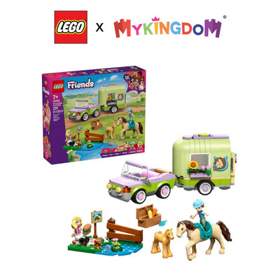 Đồ Chơi Lắp Ráp Rơ-Moóc Chở Ngựa Và Ngựa Con LEGO FRIENDS 42695 (279 chi tiết)
