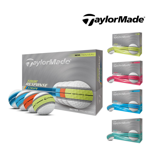 [ 2025 Taylormade ] Bóng Taylormade Tour Response Stripe line màu