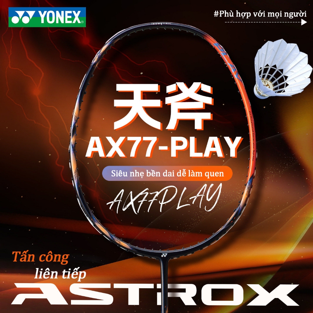 Vợt Cầu Lông Yonex Astrox 77 Pro | Carbon Đánh Tấn Công, Phù Hợp Người Mạnh Tay
