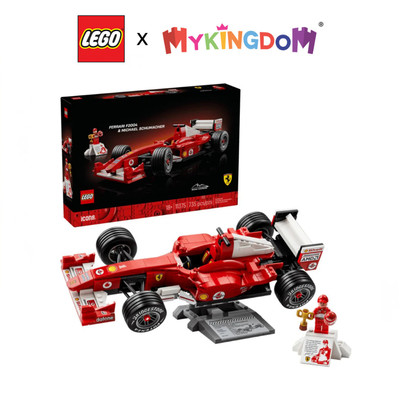 Đồ Chơi Lắp Ráp Xe Đua Ferrari F2004 Và Tay Đua Michael Schumacher LEGO ICONS 11375 (735 Chi Tiết)