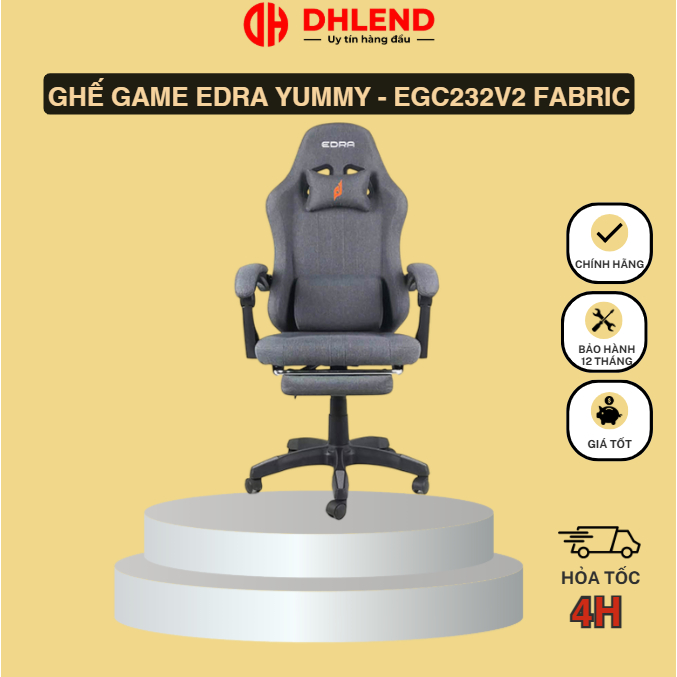 Ghế game EDRA YUMMY - EGC232v2 Fabric