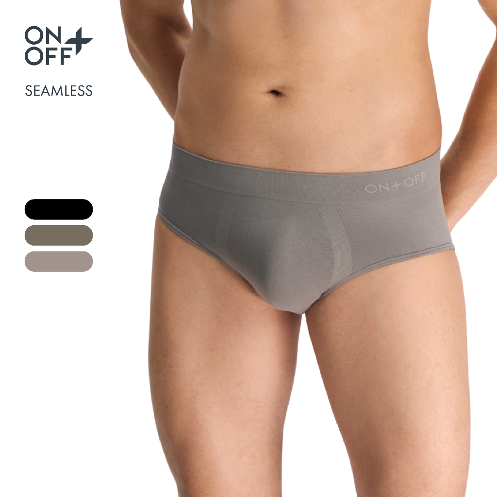 Quần lót nam Seamless công nghệ 3D pouch nâng đỡ nhẹ nhàng, phom dáng Brief gọn gàng ONOFF - 18UQ26A