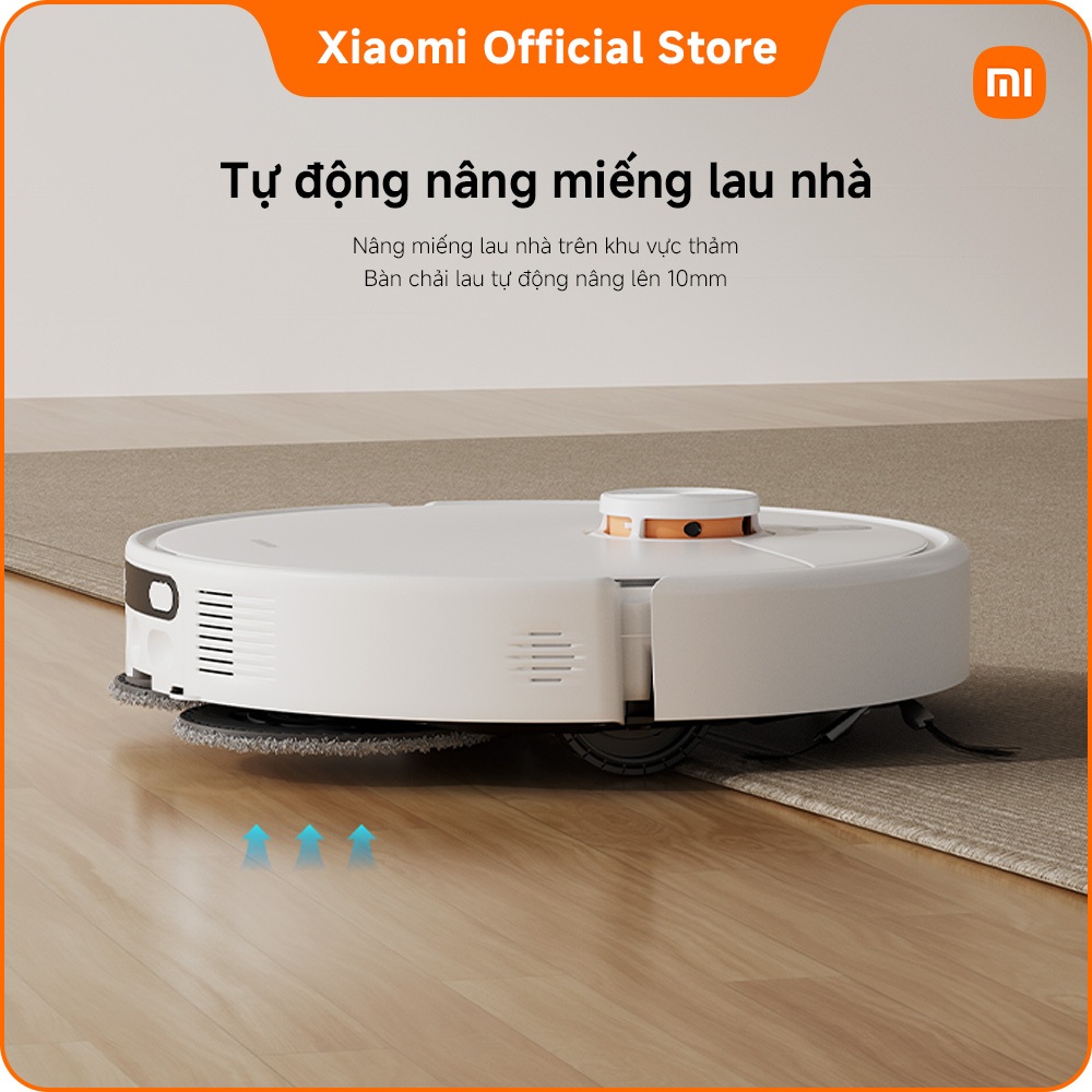 Robot hút bụi Xiaomi H50| Điều khiển thông minh| Lực hút mạnh 10,000 Pa| Lau xoay tốc độ cao | BigBuy360 - bigbuy360.vn