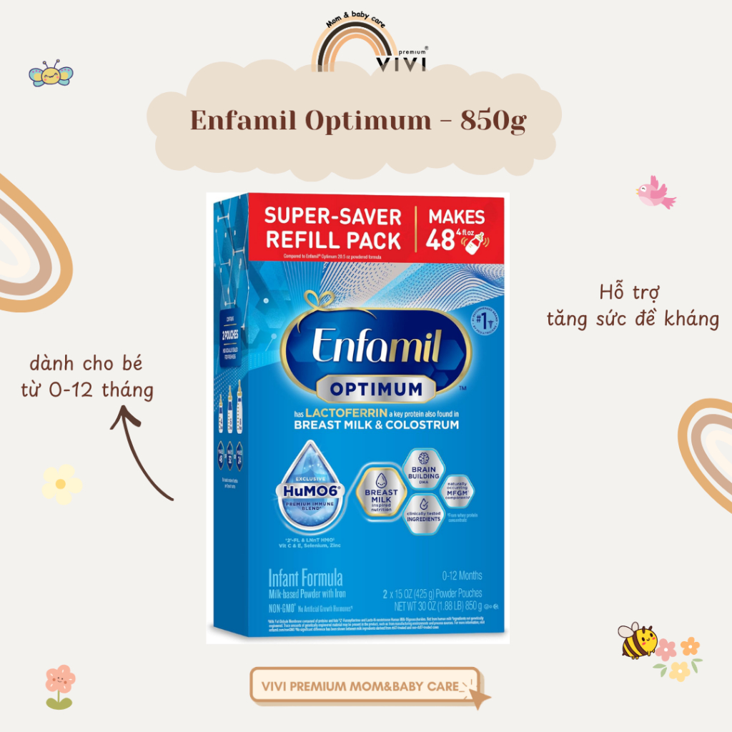 Sữa Enfamil Enspire Optimum Infant Formula - 850g