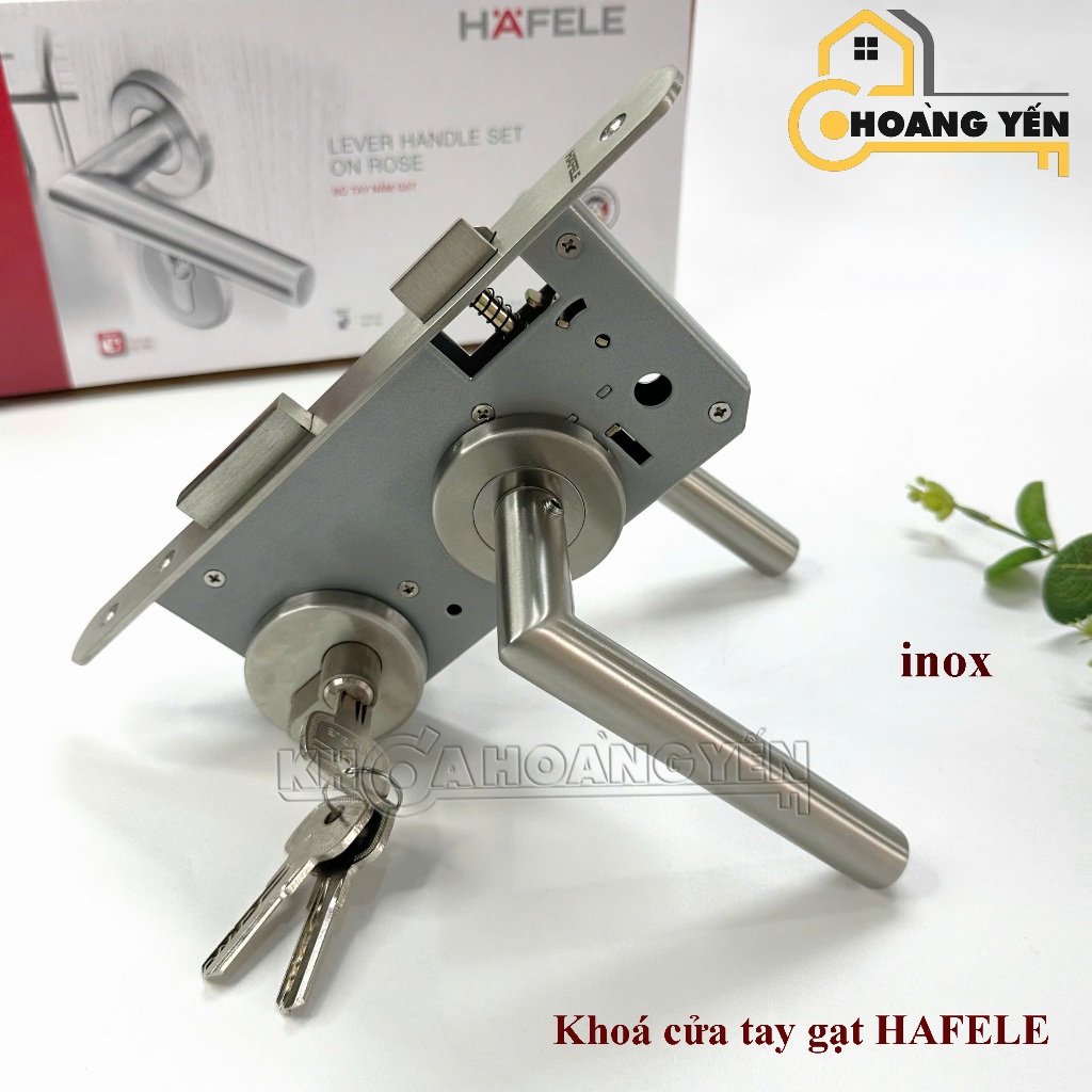 [Chính hãng] Khoá cửa tay nắm Hafele, khoá cửa phân thể bằng thép không gỉ, Khoá cửa gỗ, khoá cửa ph