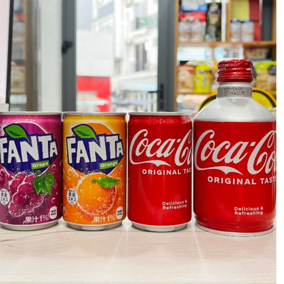 Coca Nhật / Coca Mỹ/ Welch Mỹ/ Fanta Nhật 160ml/300ml/335ml