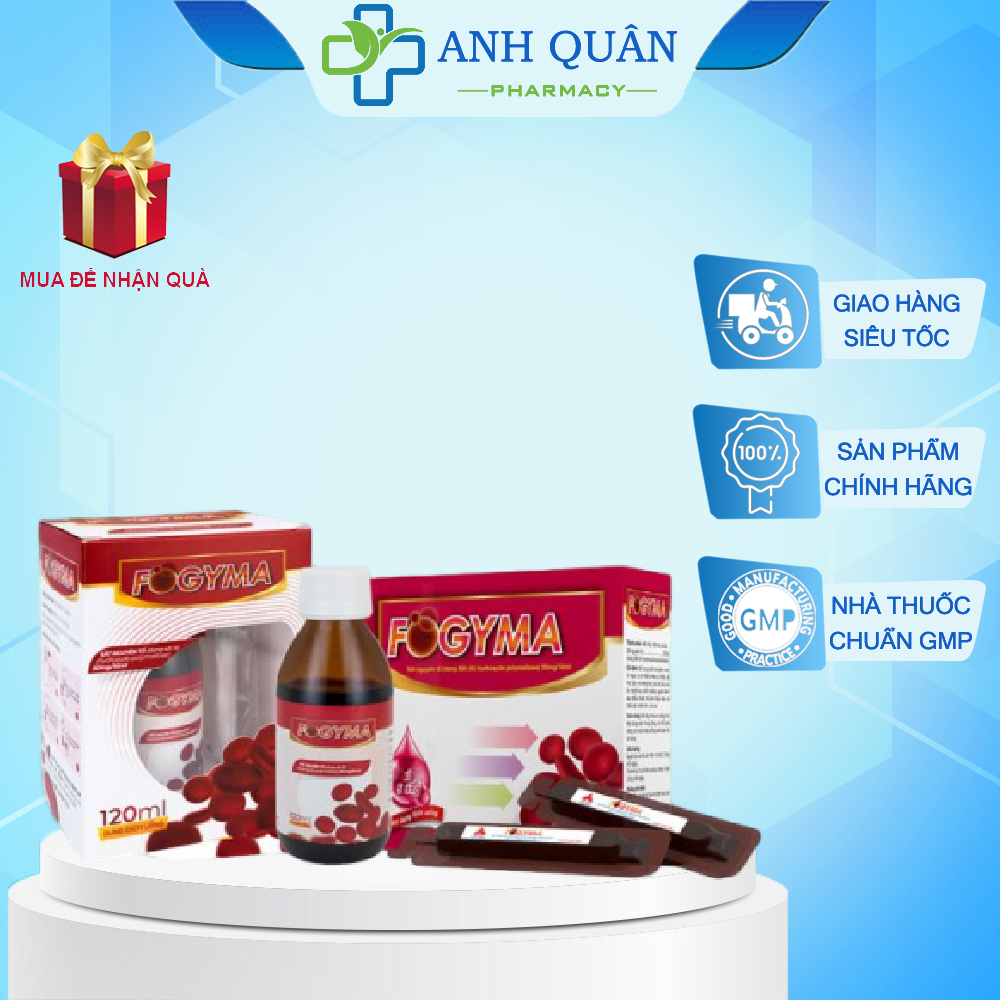 Sắt Nước Fogyma Bổ Sung Sắt Dành Cho Những Người Bị Thiếu Máu Đặc Biệt Trong Thai Kỳ Không Tanh (hàn
