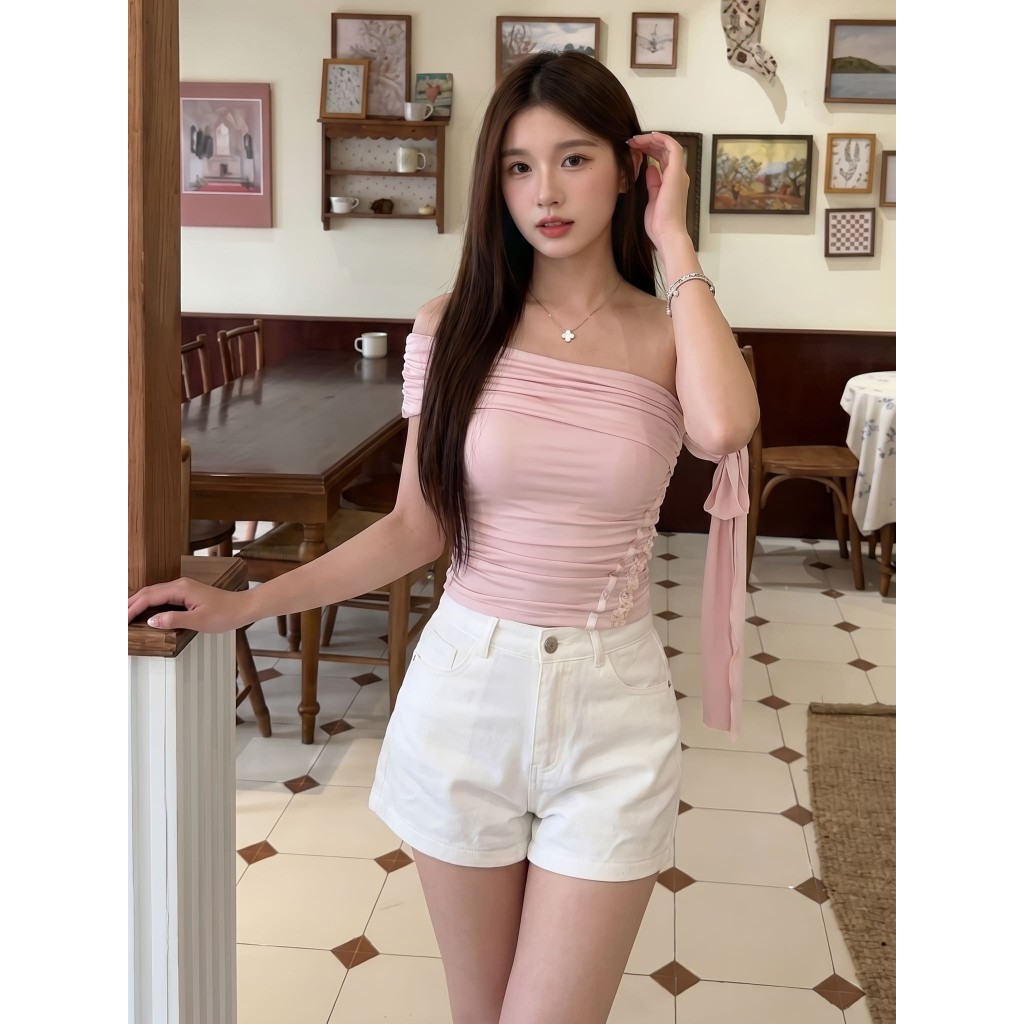 Quần đùi nữ cạp cao chất kaki mềm mát, quần short nữ basic đi cafe mùa hè (kèm quà tặng) QD01 | BigBuy360 - bigbuy360.vn