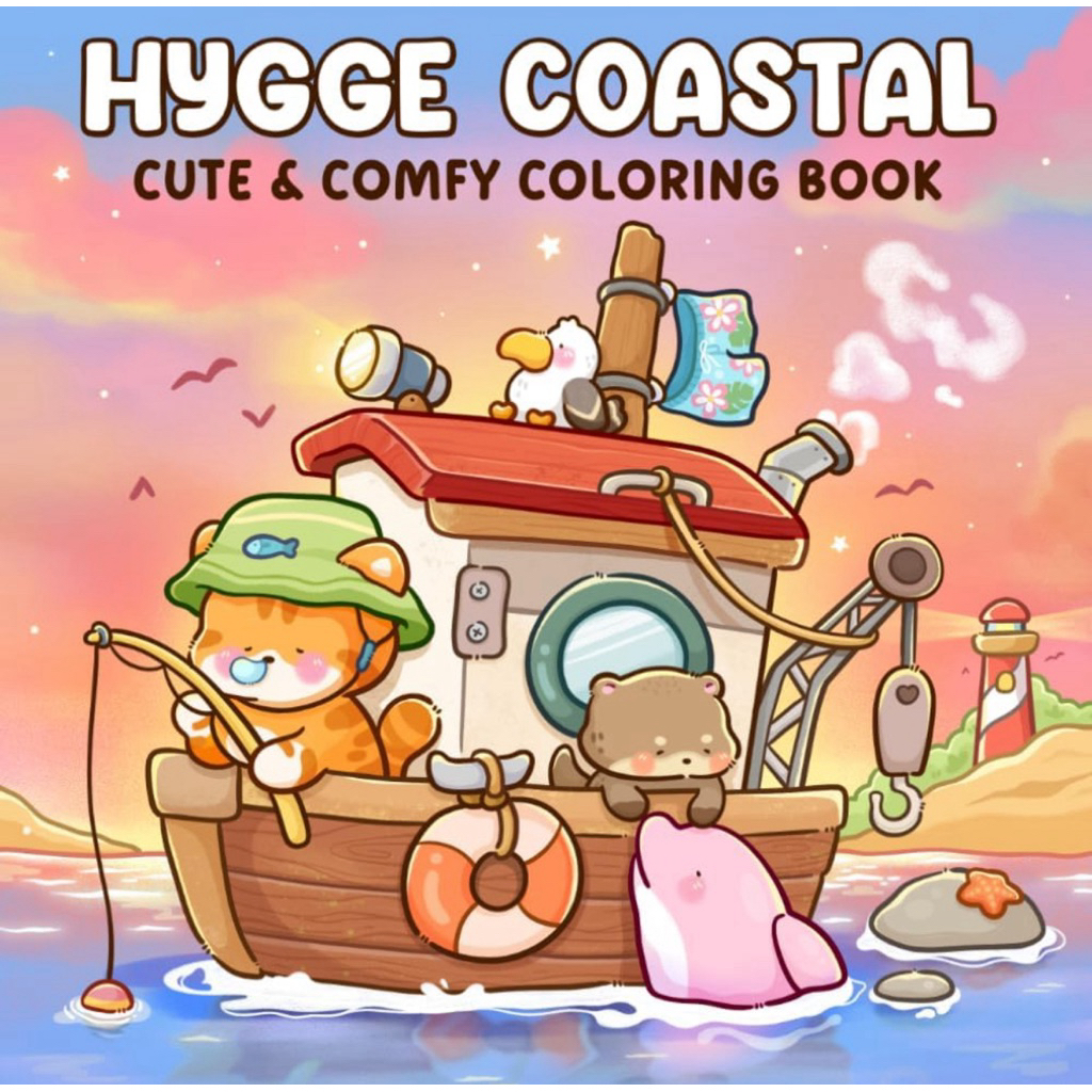 Tranh tô màu Hygge Coastal by Hygge Artful (Chính hãng)