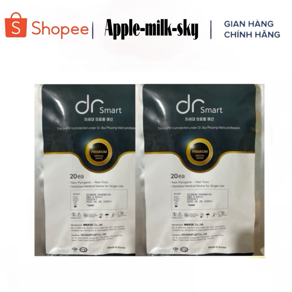 Chỉ mono pdo 25-38-60mm Dr.Smart ( mẫu mới nhất)