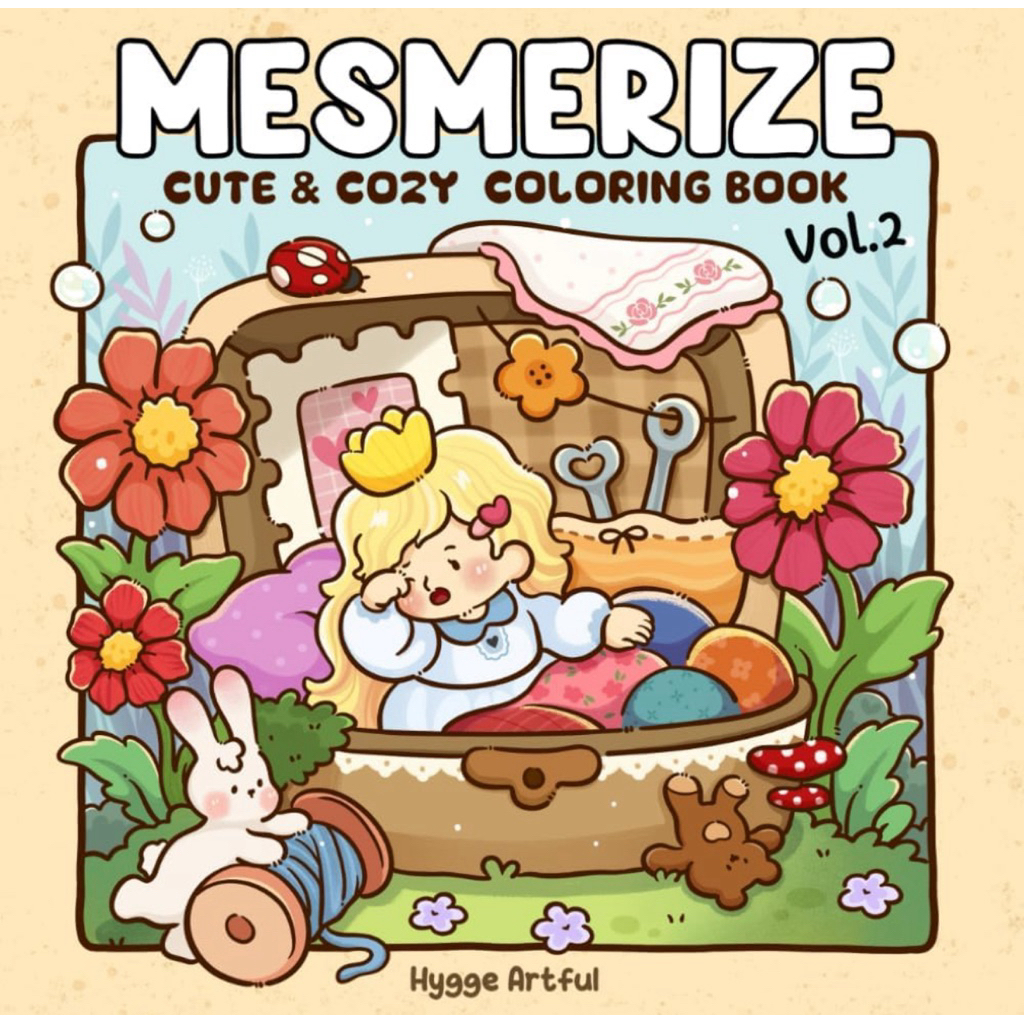 Tranh tô màu Mesmerize: Vol. 2 by Hygge Artful (Chính hãng)